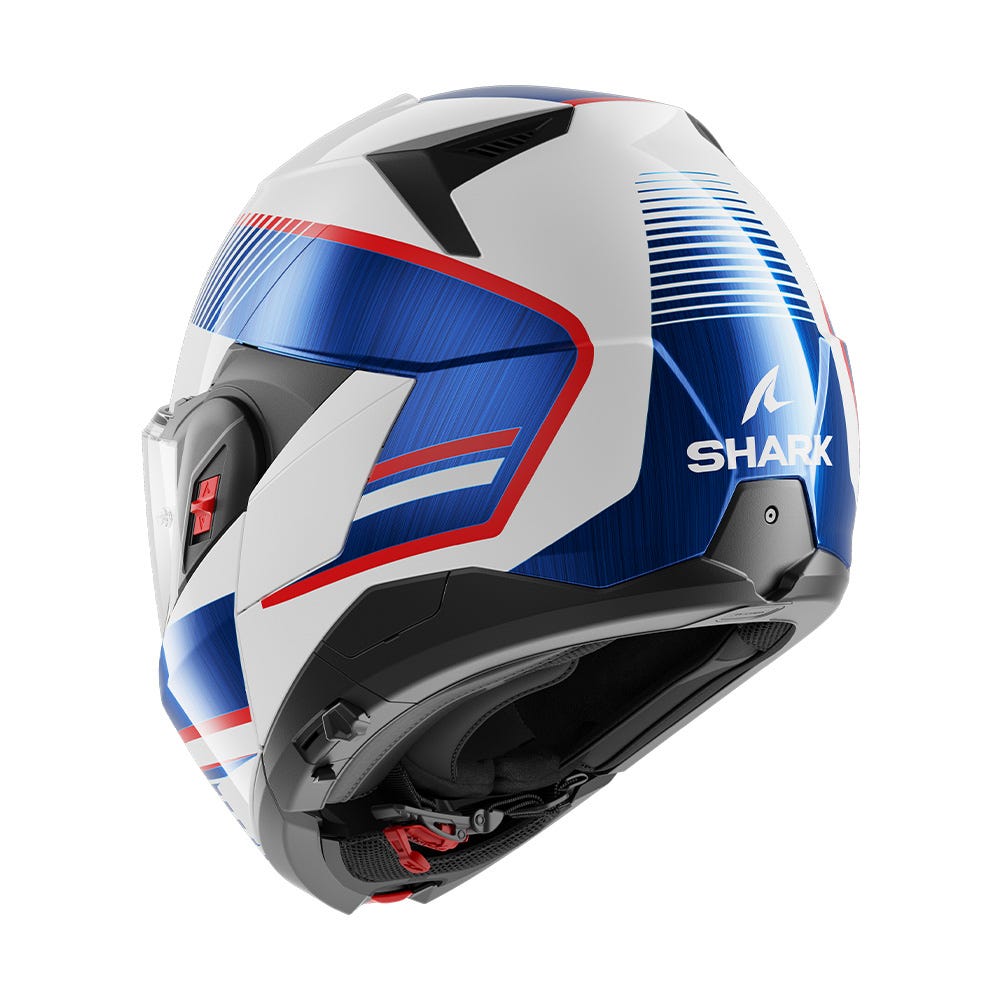 SHARK OXO SIKTER WHT/CHR/BLU L