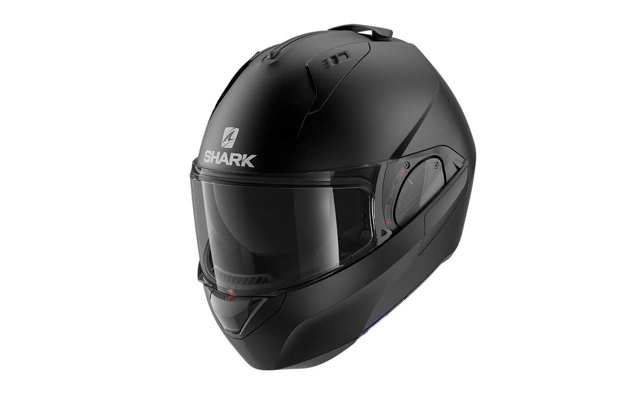 SHARK EVO ES BLANK MAT BLK S