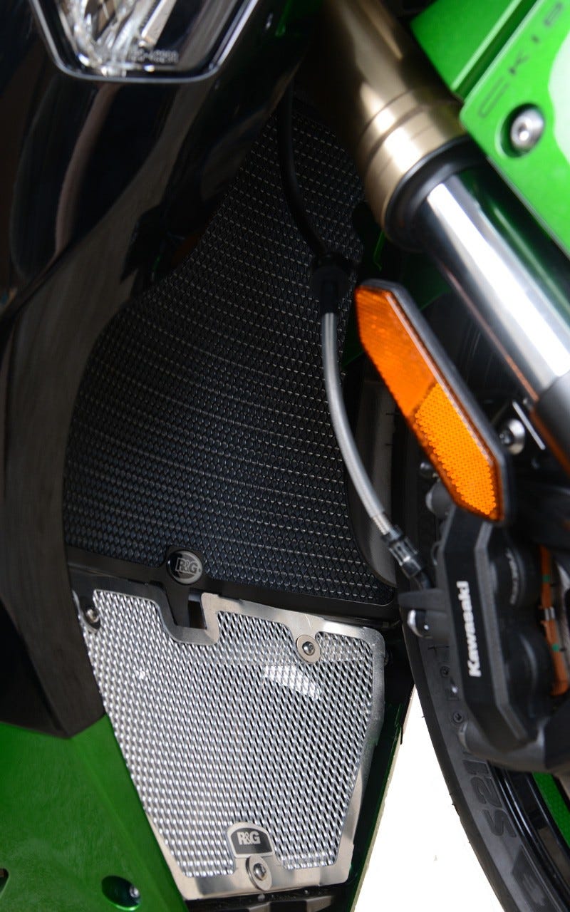 Radiator Guard GREEN - Kawasaki Z H2 '20- / H2 SX