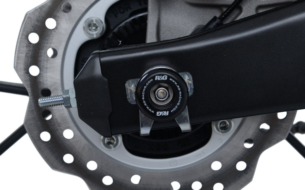 Axle Sliders Hon CB125R 18- BLK