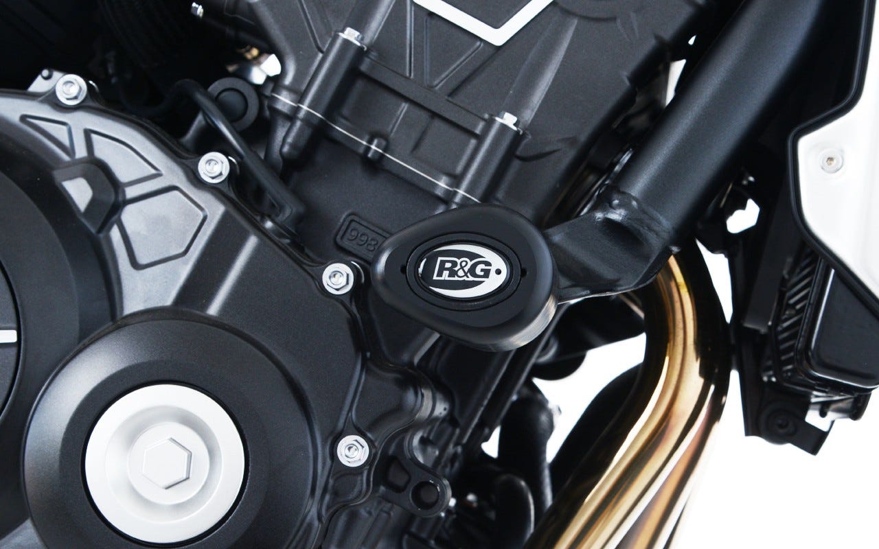 Aero Crash Protectors Hon CB1000R 18- WHITE