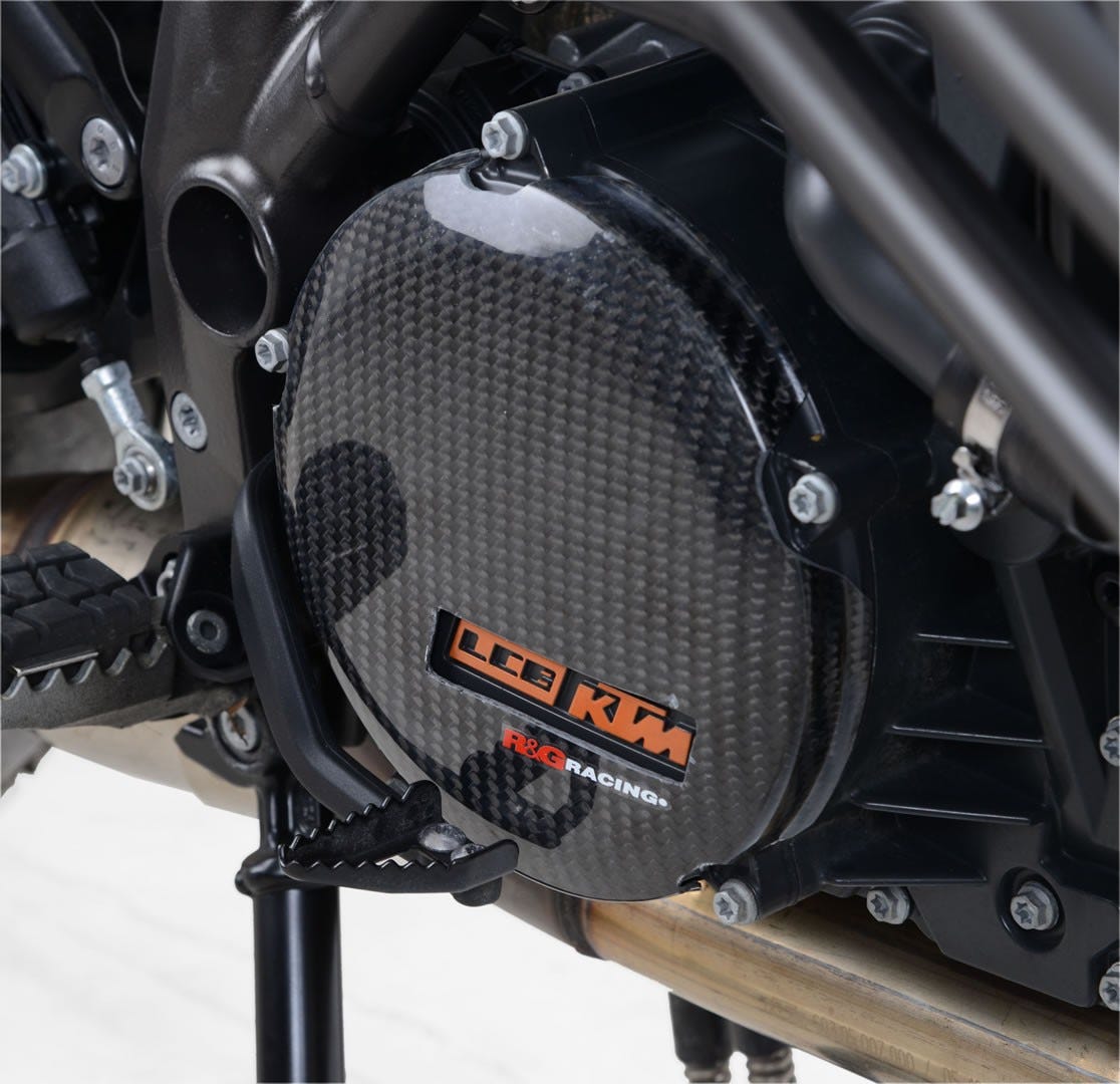 Carbon Engine Case Slider KTM Adv 'Supe  Super Duke- RHS