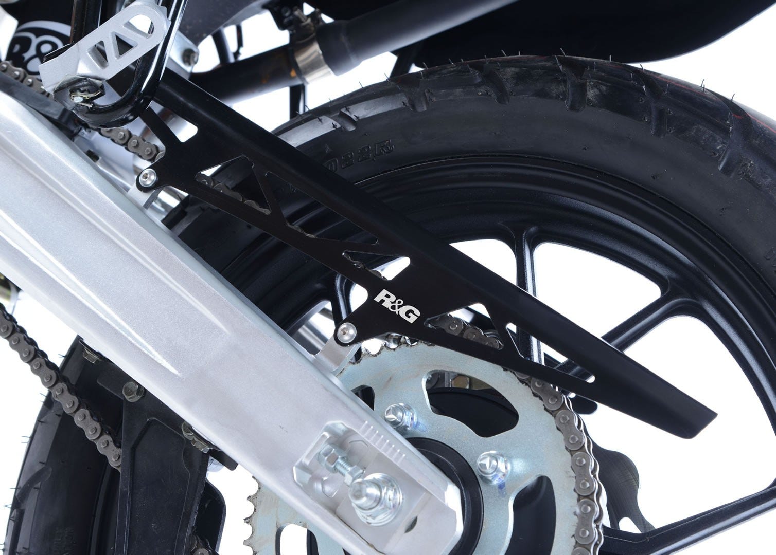 Aluminium Chain Guard, BLACK, Sinnis Apache 125 SMR '17-