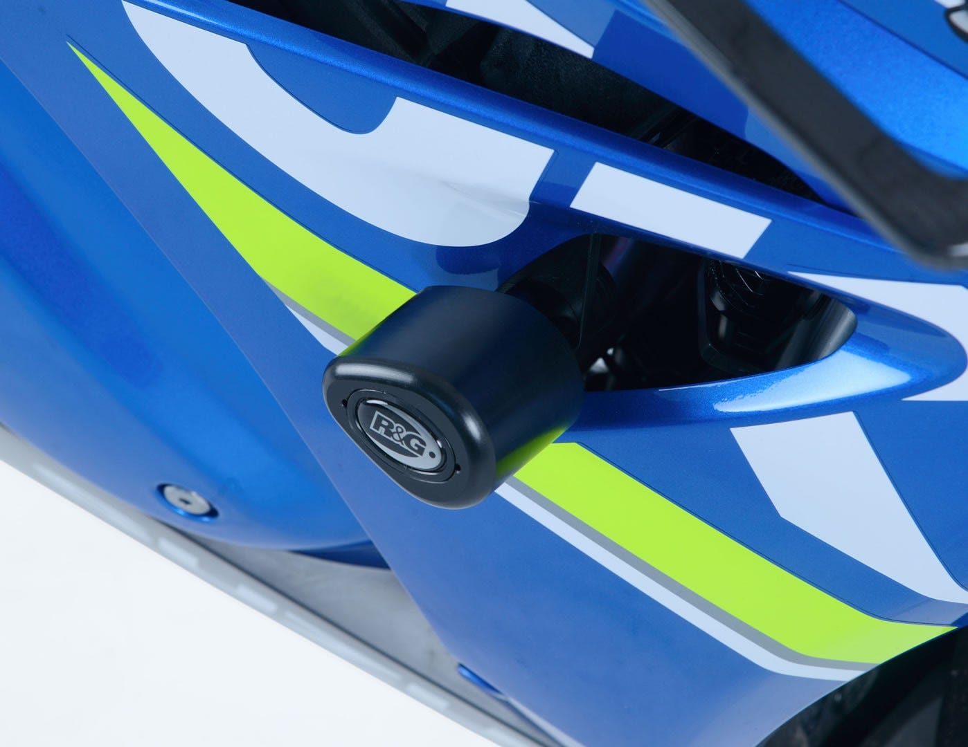 Aero no-cut Frame Sliders (white), Suzuki GSX-R1000/R '17-
