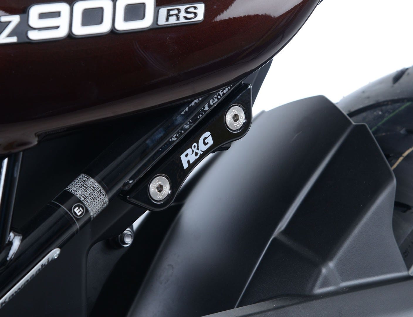 Rear Footrest Plate (single,BLK,left side), Kawasaki Z900RS