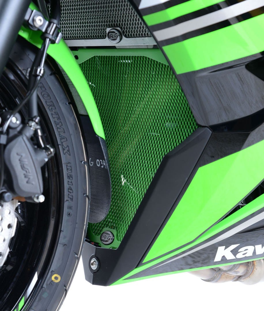 Downpipe Grille, BLACK, Kawasaki Ninja 650 '17-