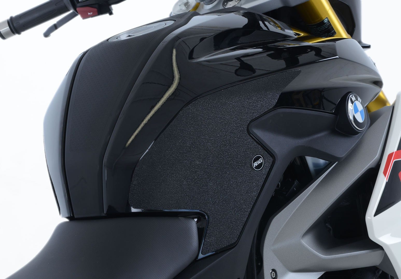 BMW G310R Tank Traction Grips : BLACK 2-Grip Kit