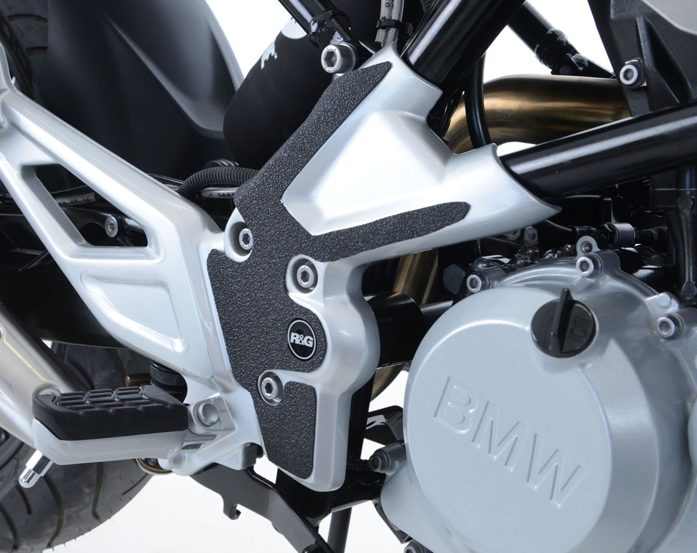 BMW G310R Boot Guard 2-Piece Kit (footrest mounts)