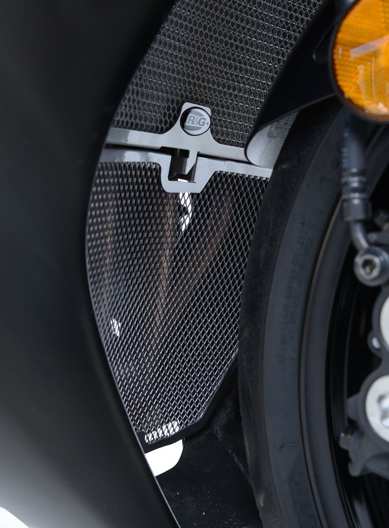 Downpipe Grille, DARK BLUE, Yamaha YZF-R6 '17-