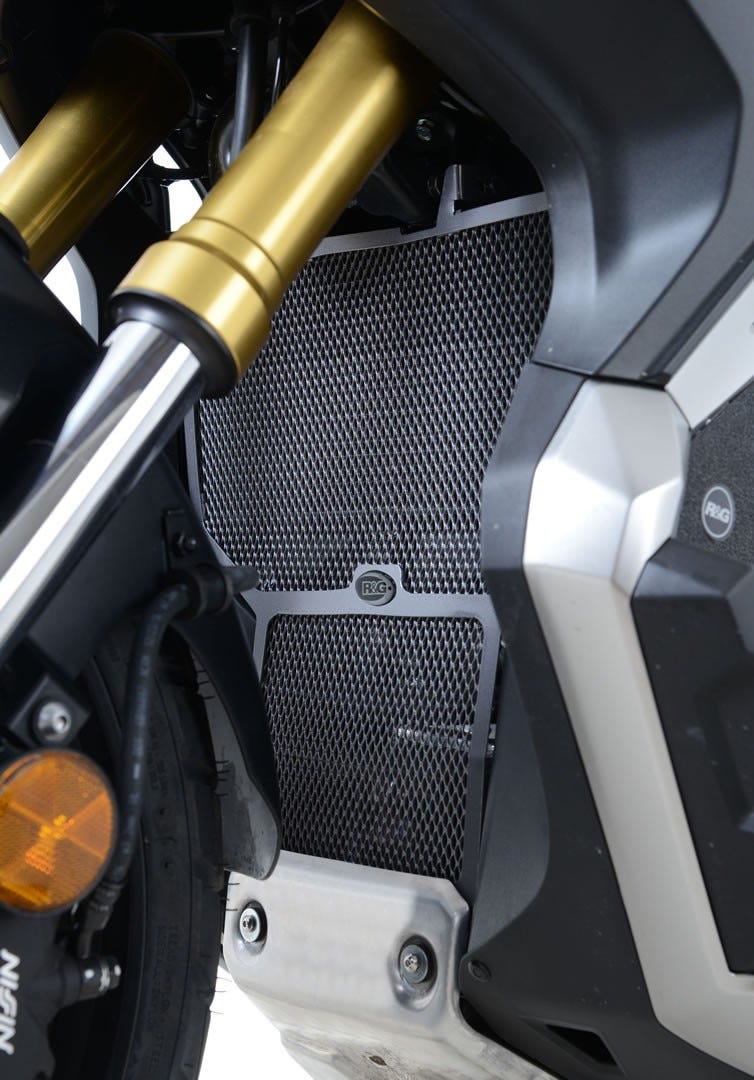 Radiator & Downpipe Guard TITANIUM (one piece), Honda X-ADV