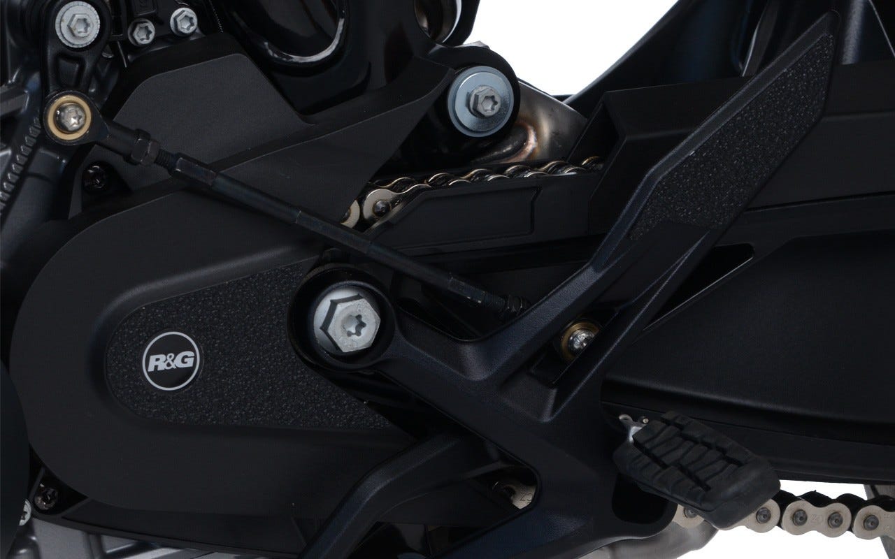 790 Duke B/Guard 3-pc one each heel plate,one on chain cov