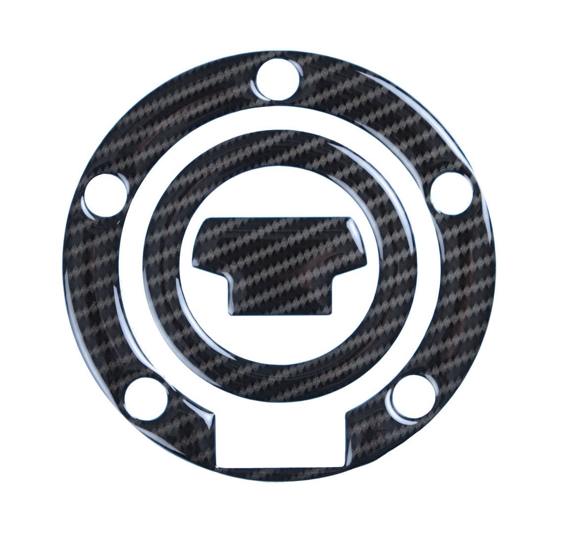 Red Dynamic Fuel  Cap Surround -Carbon