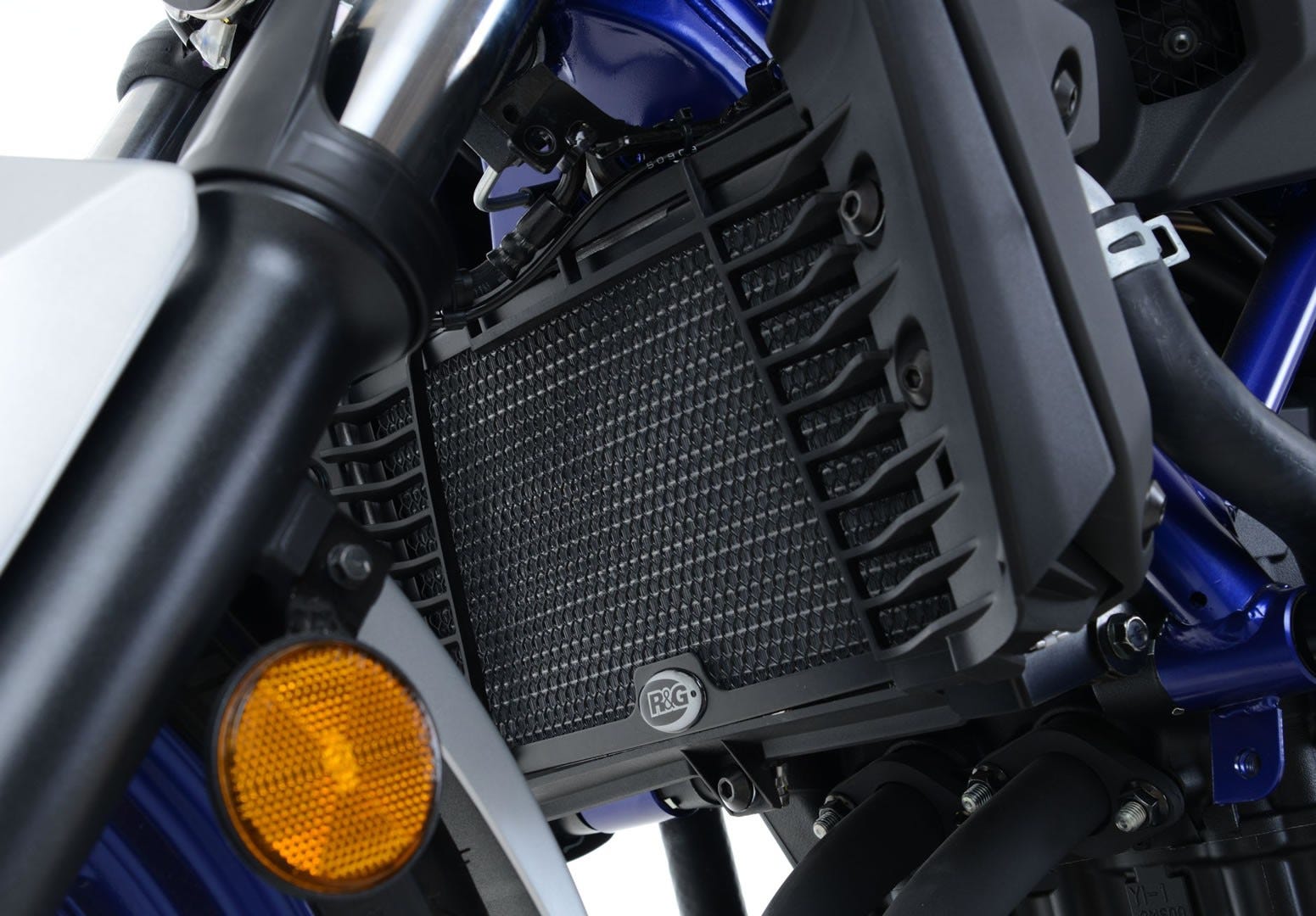 Radiator Guard DARK BLUE - YZF-R25 / YZF-R3 / MT-25 / MT-03
