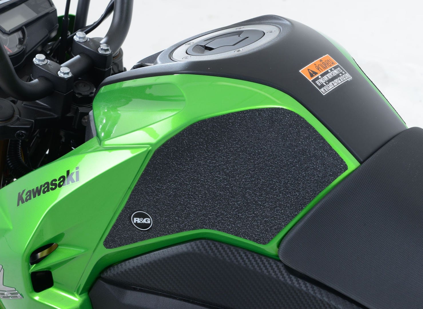 Kawasaki Z 125 Traction Grips : BLACK 2-Grip Kit