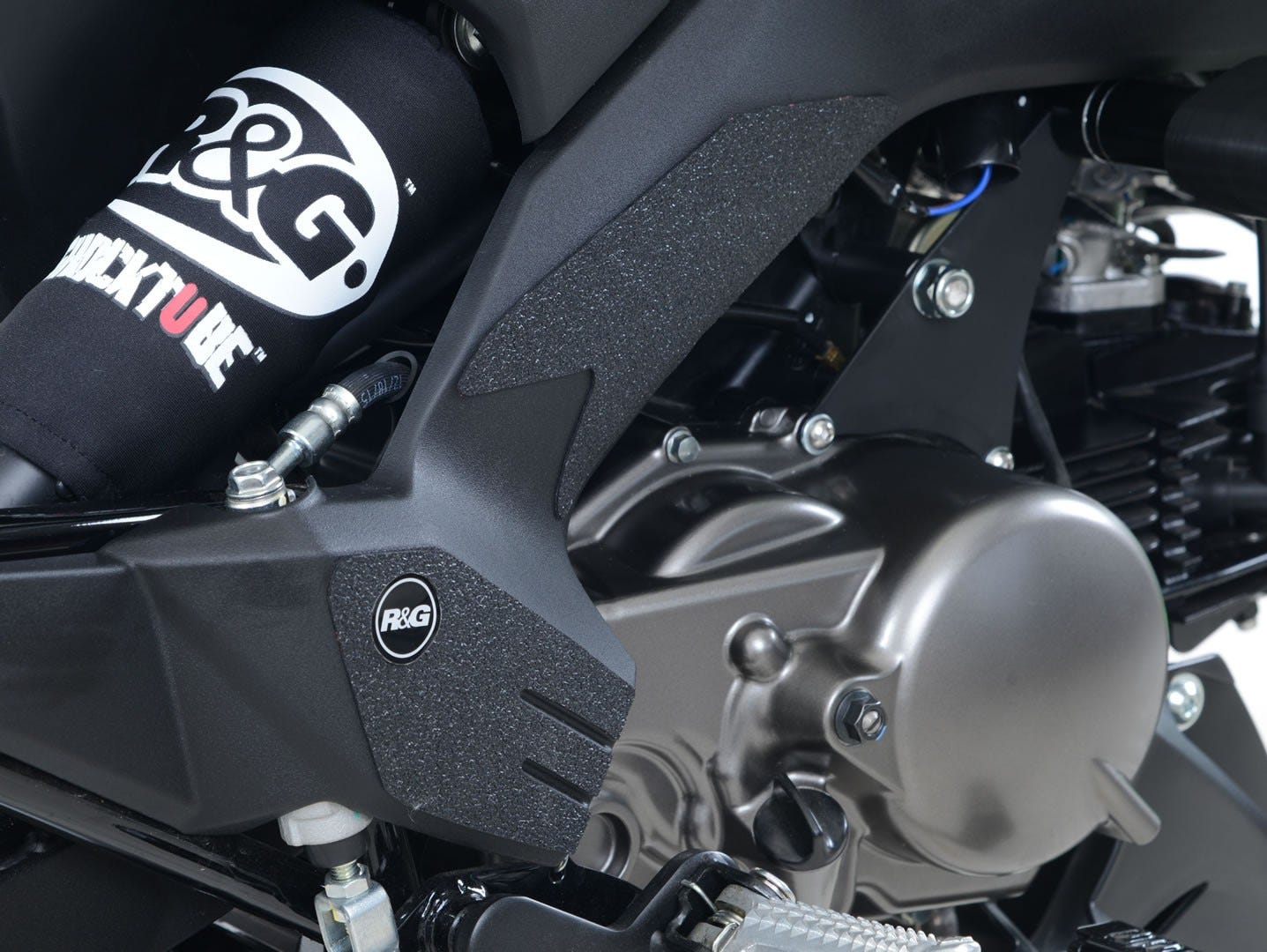 Kawasaki Z 125 Boot Guard 4-piece Kit (frame-mounted)