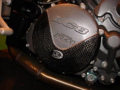 Carbon Engine Case Slider RHS Only - (LC8)  990
