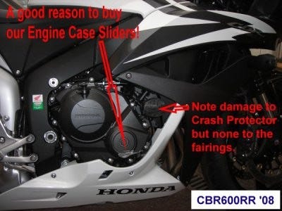 ENG/CAS/SLID RH CBR600RR 07-08