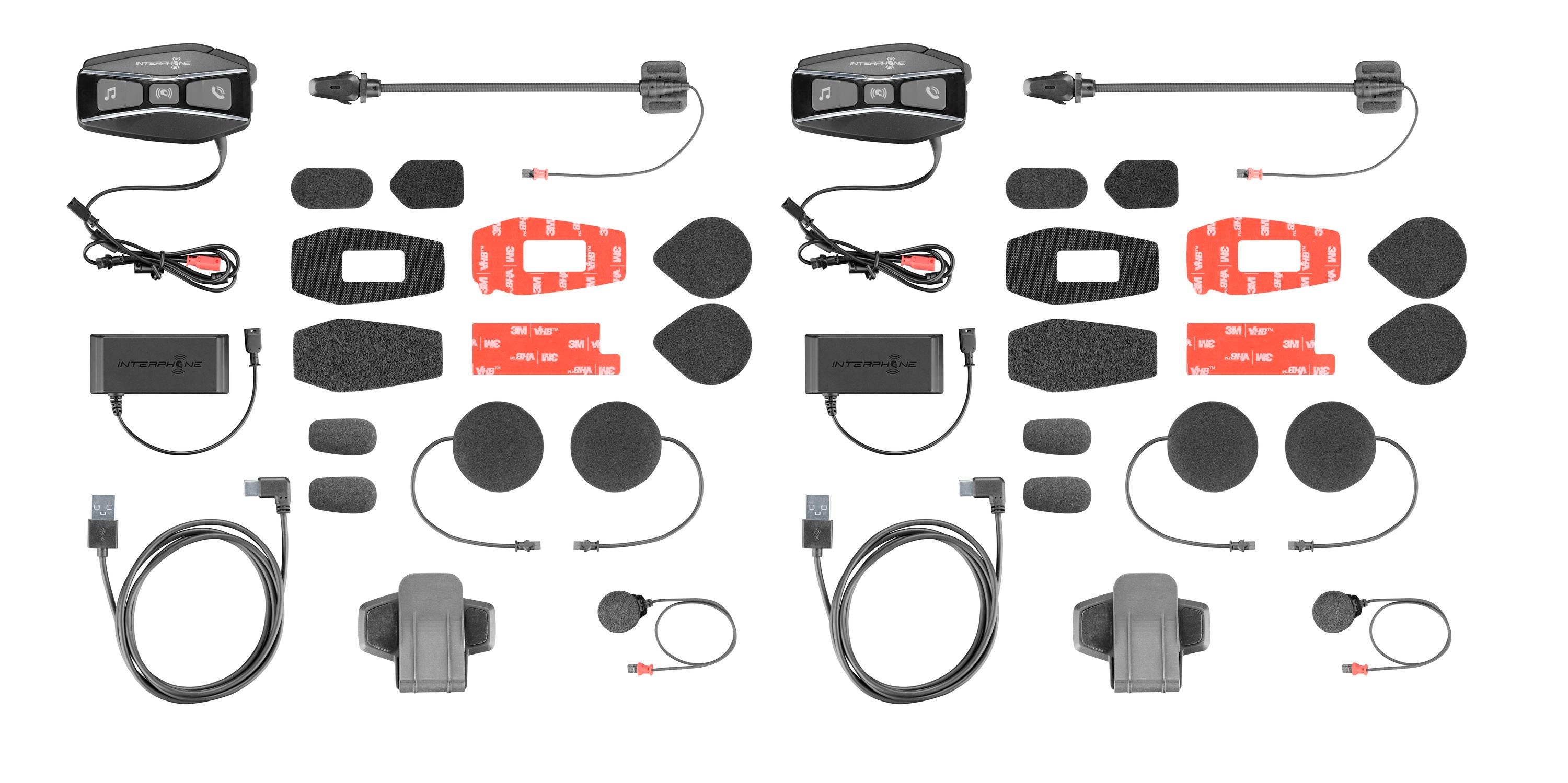 INTERPHONE UCOM16 BLUETOOTH TWINPACK (NLA1024)