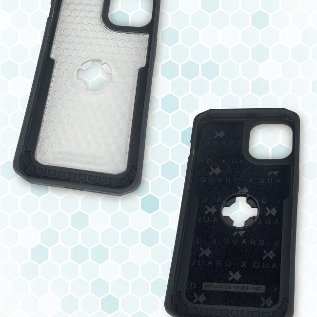 iPhone 13 Pro Max X-Guard Case Carbon Fibre + Infinity Mount