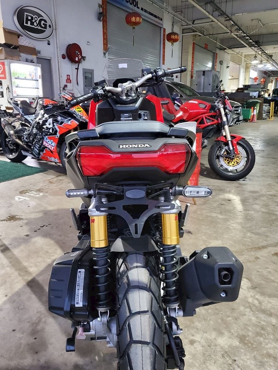 Licence Plate Holder, Honda ADV150 '21-