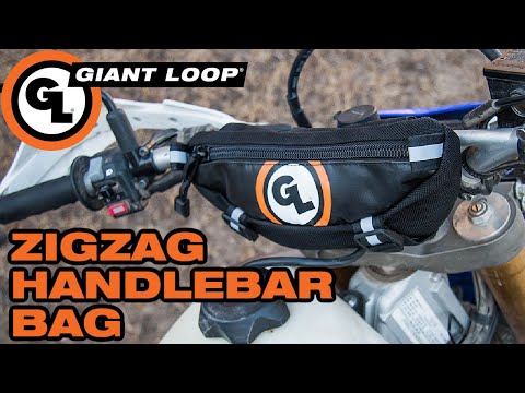 Giant Loop ZigZag Handlebar Bag '26 - Grey (1.5L)