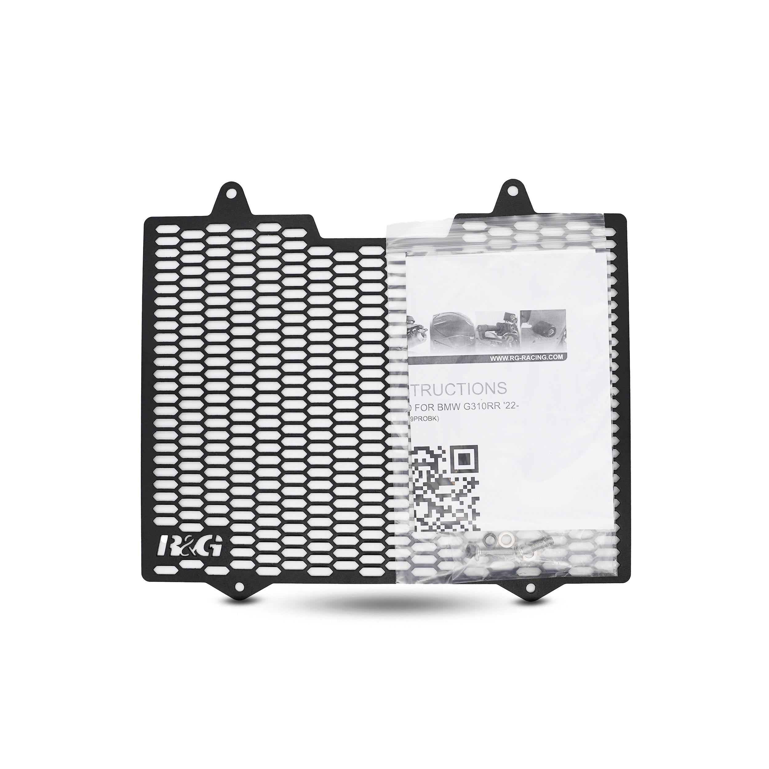 R&G PRO Radiator Guard BLACK - BMW G310RR '22-