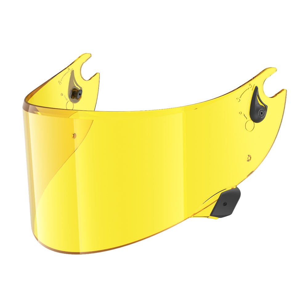 SHARK RACE R PRO VISOR YELLOW TOTAL VISION