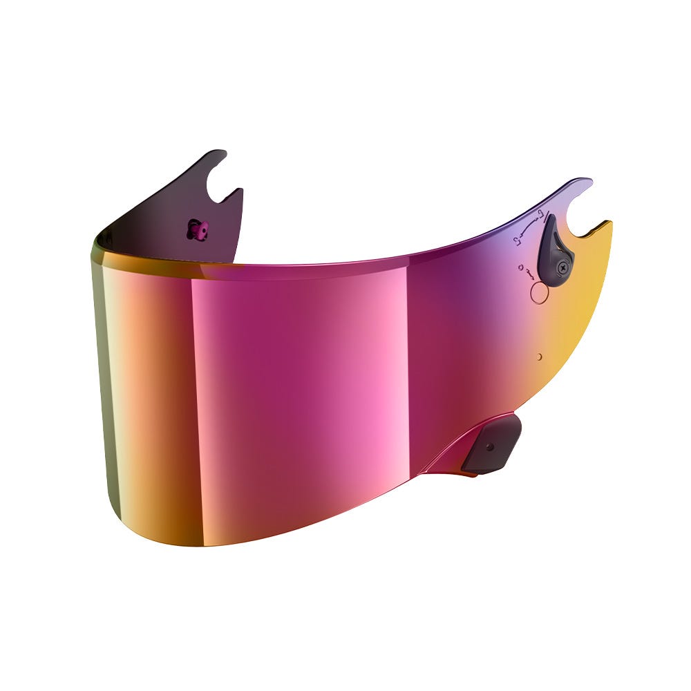 SHARK RACE VISOR MIRRORED AS AF PINK/GOLD