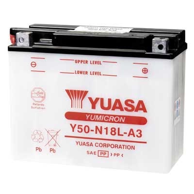 YUASA 12 VOLT YUMICRON BATTERY Y50-N18L-A3