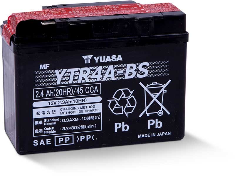 Yuasa Maintenance Free AGM Battery YTR4A-BS
