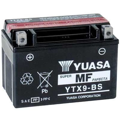 YUASA SUPER MF BATTERY YTX9-BS