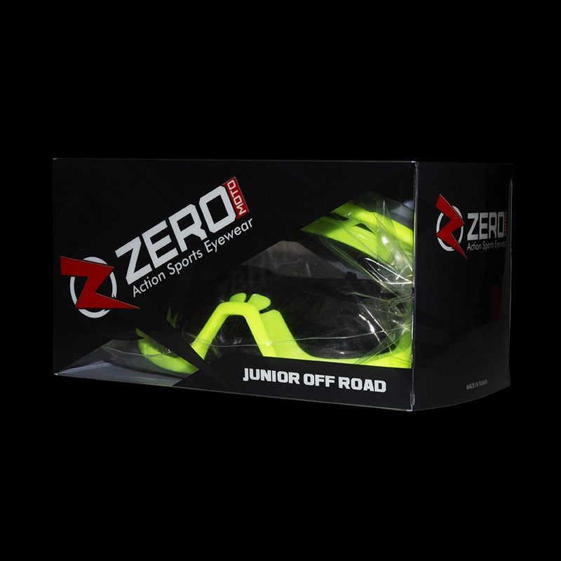ZERO GOGGLE SENIOR MX NEON YELLOW